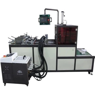 Máquina selladora de cajas con pegamento termofusible